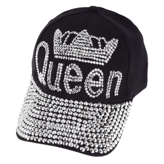 "QUEEN" Rhinestone Cap Collection