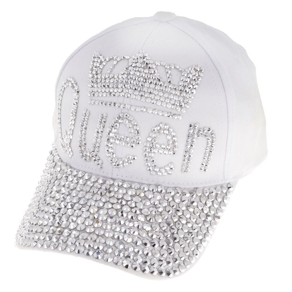 "QUEEN" Rhinestone Cap Collection