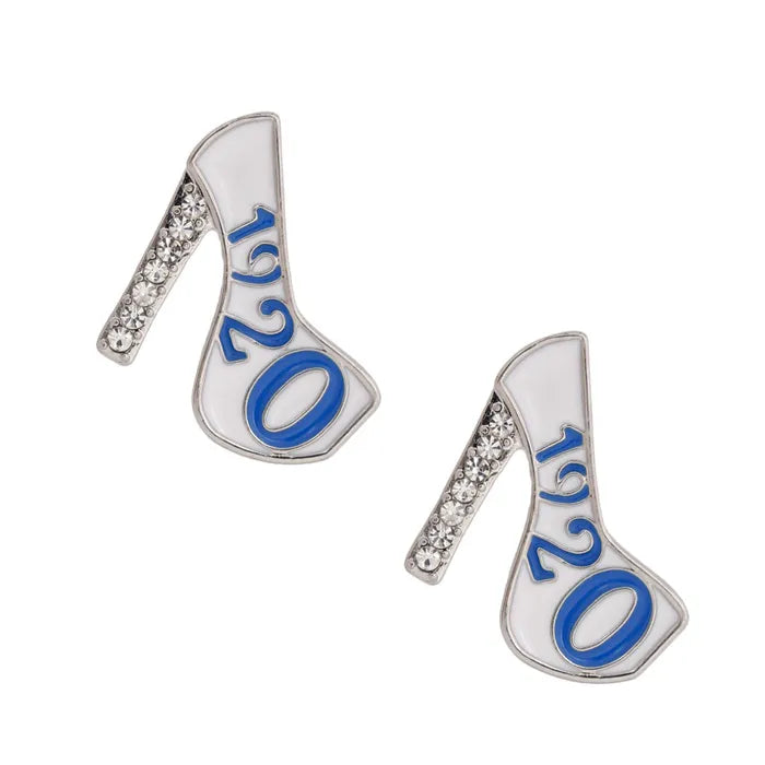 Zeta Phi Beta Platform Stud Earring