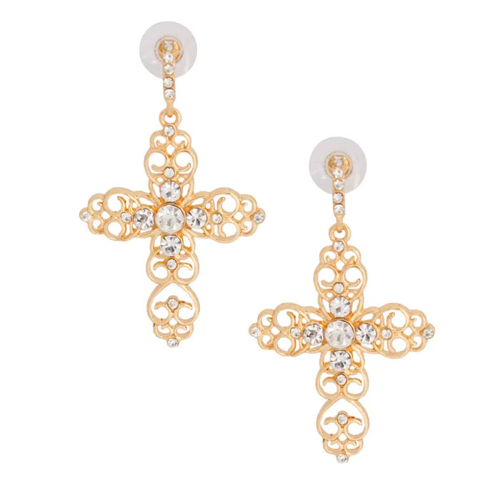 Fancy Cross Earring Collection