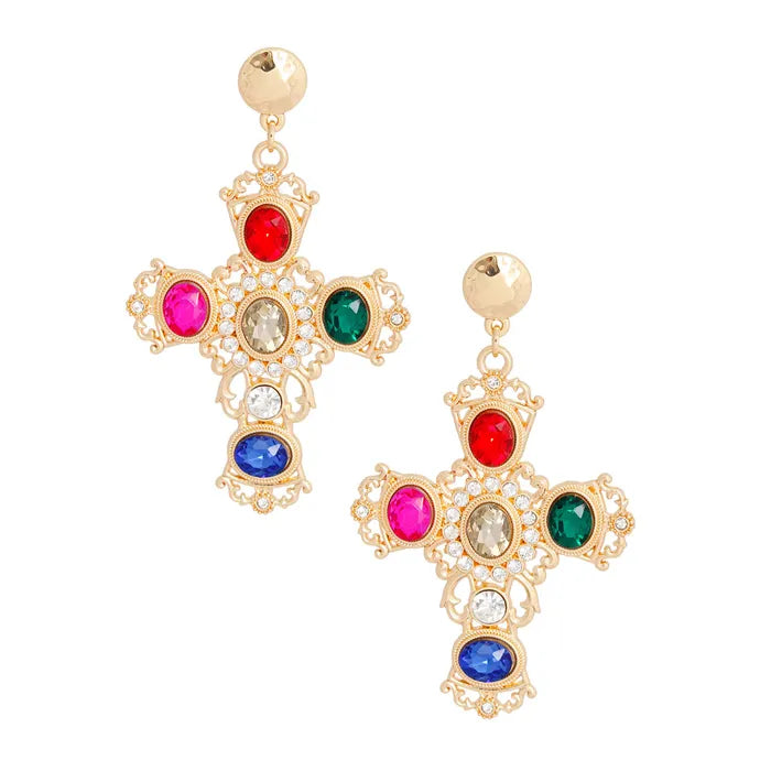 Fancy Cross Earring Collection